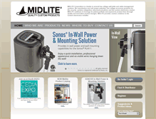 Tablet Screenshot of midlite.com